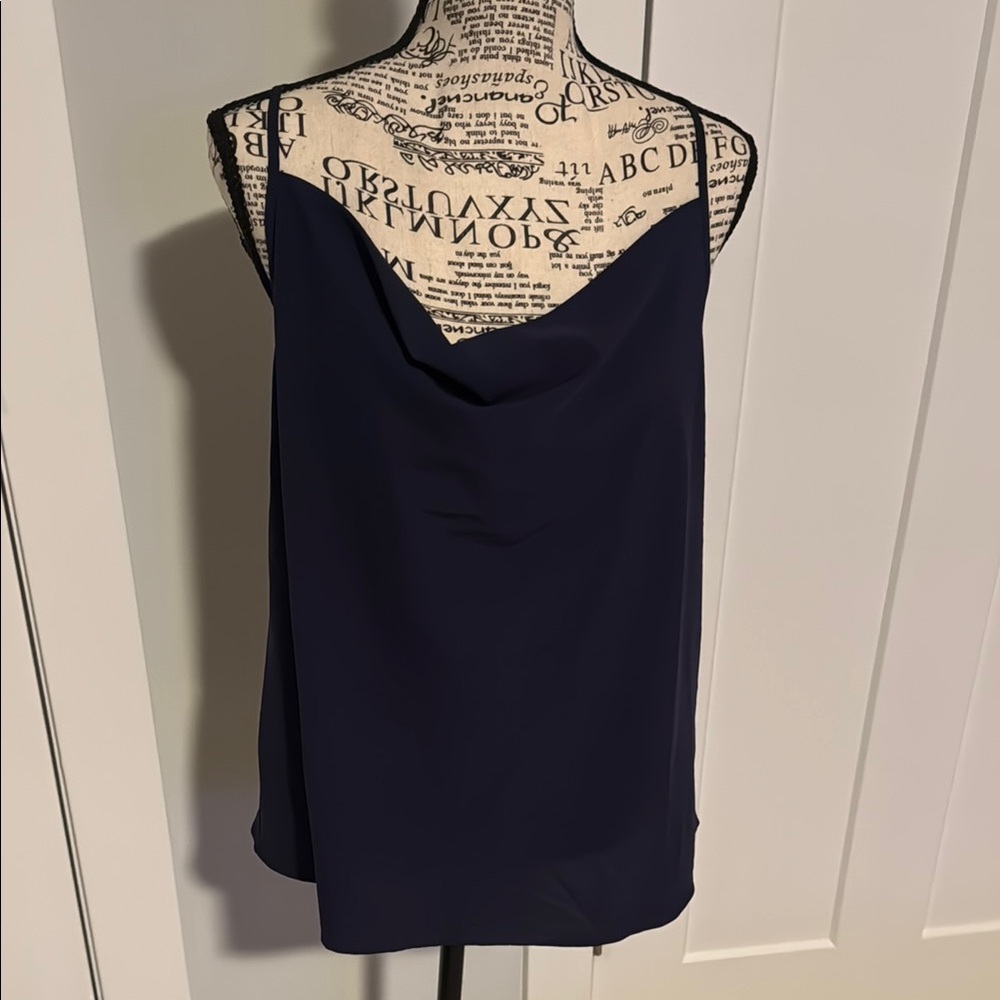 💜3/$12💜 Naked Zebra Black Camisole with V-Neck and Relaxed Fit